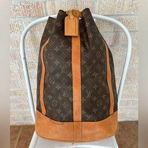 ✨SOLD✨ Vintage 1991 Randonnee GM Drawstring Backpack / Sling Bag